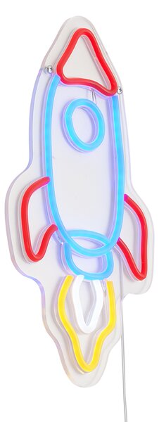 Lampada da parete al neon multicolore con LED - Rocket