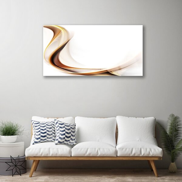 Quadro in vetro Grafica astratta 100x50 cm 2 appendini