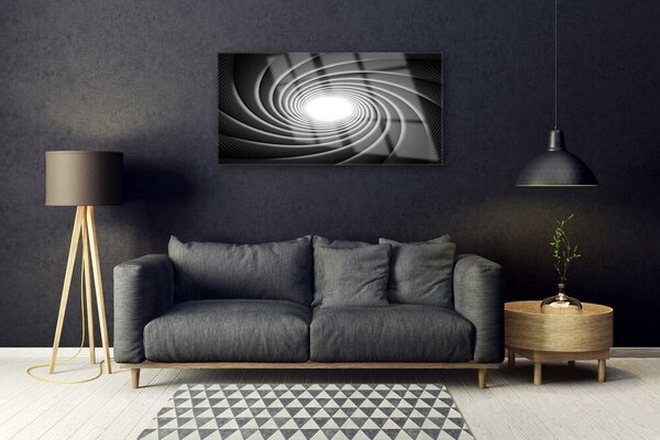 Quadro vetro Grafica astratta 100x50 cm 2 appendini