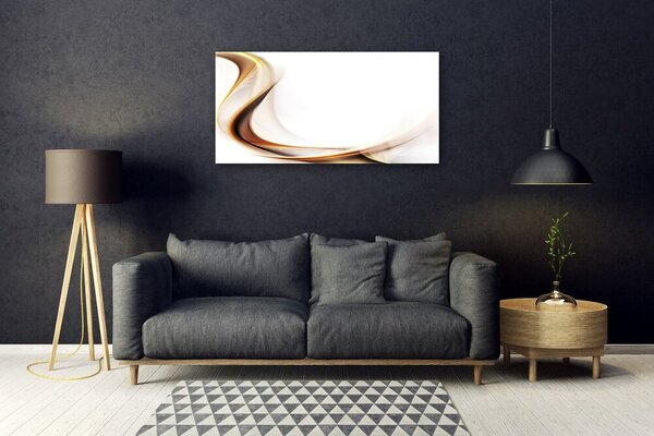 Quadro in vetro Grafica astratta 100x50 cm 2 appendini