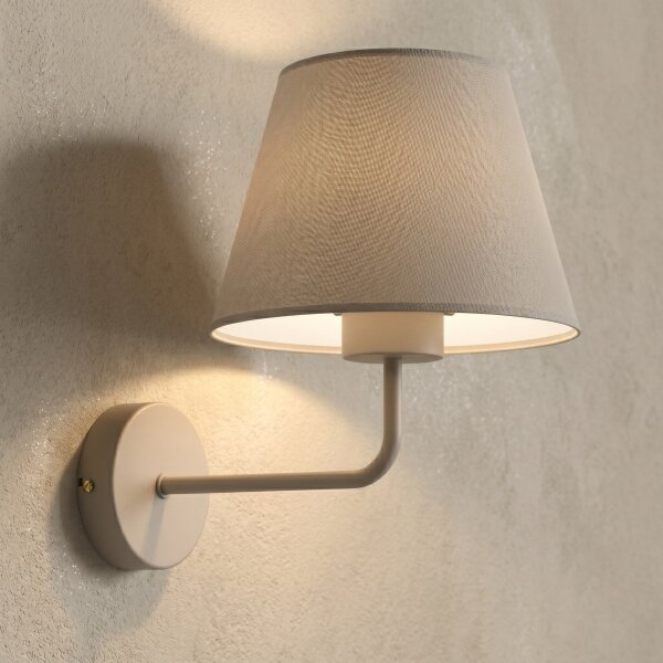 Lampada da parete ARDEN 1xE27/15W/230V beige