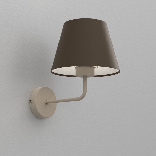 Applique da parete ARDEN 1xE27/15W/230V beige/marrone