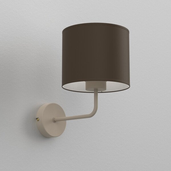 Lampada da parete ARDEN 1xE27/15W/230V beige/marrone
