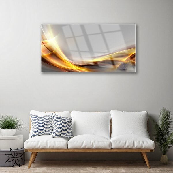 Quadro vetro Grafica astratta 100x50 cm 2 appendini