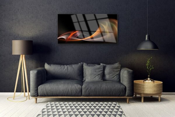 Quadro in vetro Grafica astratta 100x50 cm 2 appendini