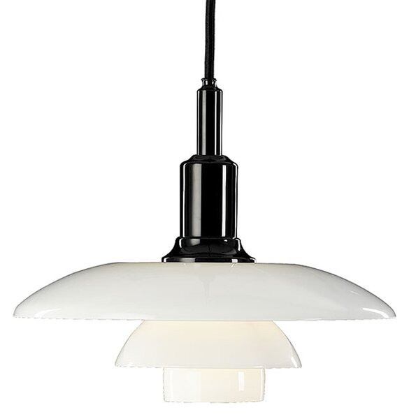 Lampada a sospensione Louis Poulsen, PH 3/2, dimmerabile, Bianco, Soggiorno, Vetro, Design