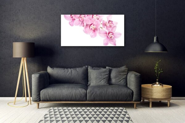 Quadro vetro Fiori Pianta Natura 100x50 cm 2 appendini