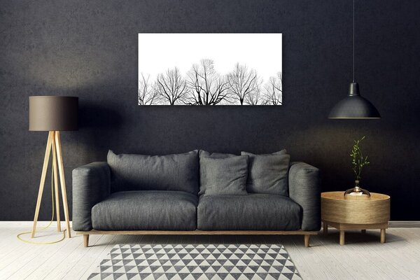 Quadro in vetro Alberi Natura Pianta 100x50 cm 2 appendini