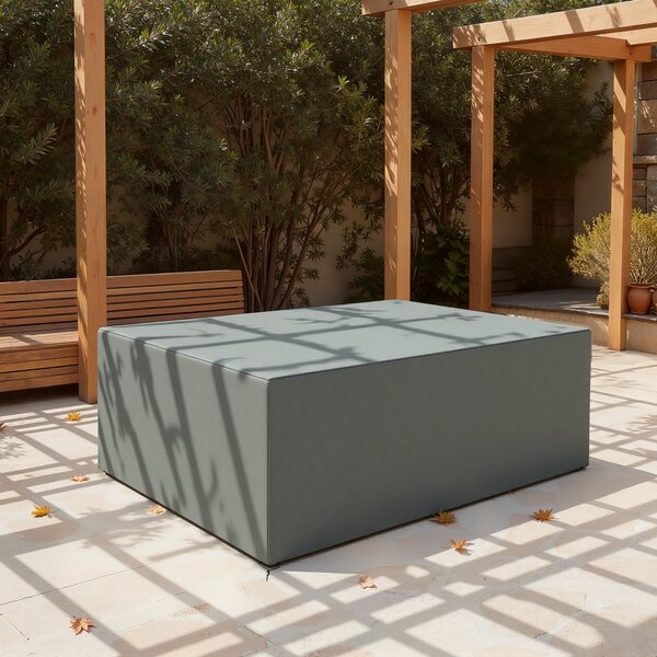 Outsunny Copertura per mobili da giardino, copertura per salotto da esterno impermeabile, antivento e anti-UV, 275 x 205 x 90 cm, grigio | Aosom Italy
