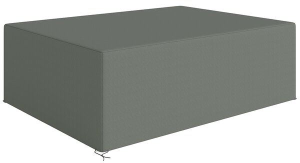 Outsunny Copertura per mobili da giardino, copertura per salotto da esterno impermeabile, antivento e anti-UV, 275 x 205 x 90 cm, grigio | Aosom Italy