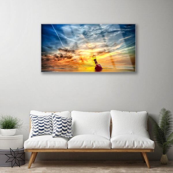 Quadro vetro Grafica astratta 100x50 cm 2 appendini