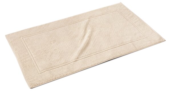 Tappeto Bagno In Cotone Gim CM. 60X100 Caleffi Tinta Unita Avorio Caleffi