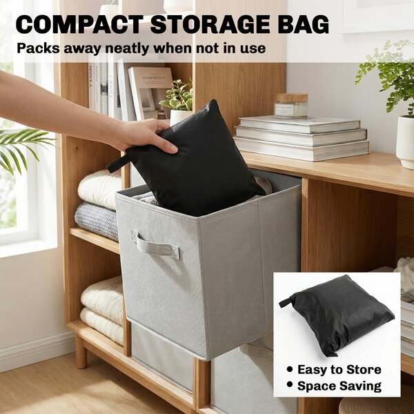 Outsunny Copertura mobili giardino impermeabile Oxford 420D, 180x120x74 cm, Nero | Aosom Italy