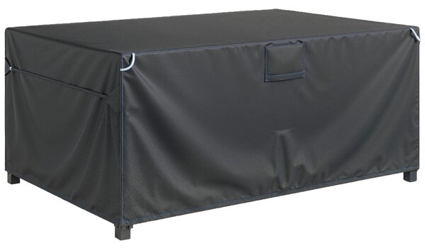 Outsunny Copertura mobili giardino impermeabile Oxford 420D, 180x120x74 cm, Nero | Aosom Italy