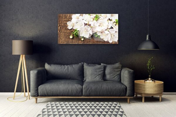 Quadro vetro Fiori Pianta naturale 100x50 cm 2 appendini