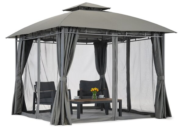Garden Point Sicilia 3x3m padiglione da giardino antracite