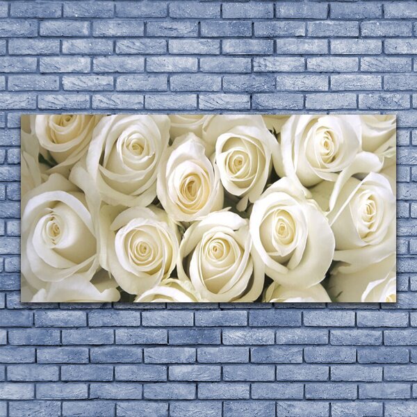 Quadro su tela Rose, fiori, piante 100x50 cm