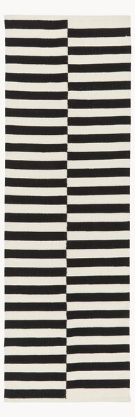 Passatoia kilim a righe tessuta a mano Donna