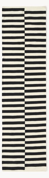 Passatoia kilim a righe tessuta a mano Donna