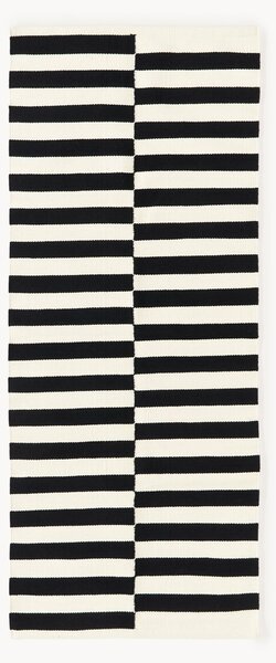 Passatoia kilim a righe tessuta a mano Donna
