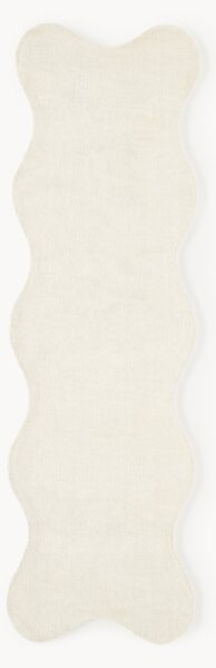 Passatoia in viscosa con bordo ondulato Wavy