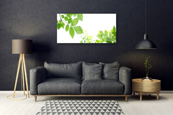 Quadro vetro Petali Pianta Natura 100x50 cm 2 appendini