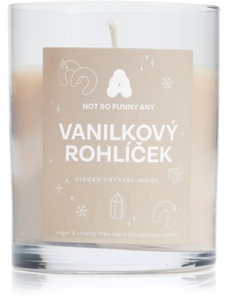 Not So Funny Any Crystal Candle Vanilkový rohlíček candela con cristallo 220 g