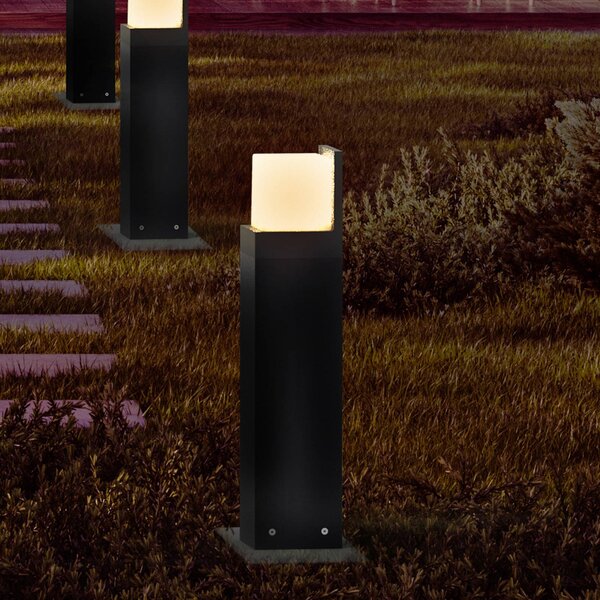 Molto Luce Applique da esterni FYNN-C, Nero, Alluminio, Moderno, Applique da esterni