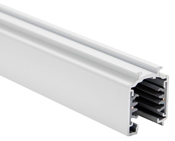 BRUMBERG Sistema binario trifase ONETRACK, bianco, L. 100 cm ONETRACK 3-Phasen, dimmerabile, Bianco / Opale, Alluminio