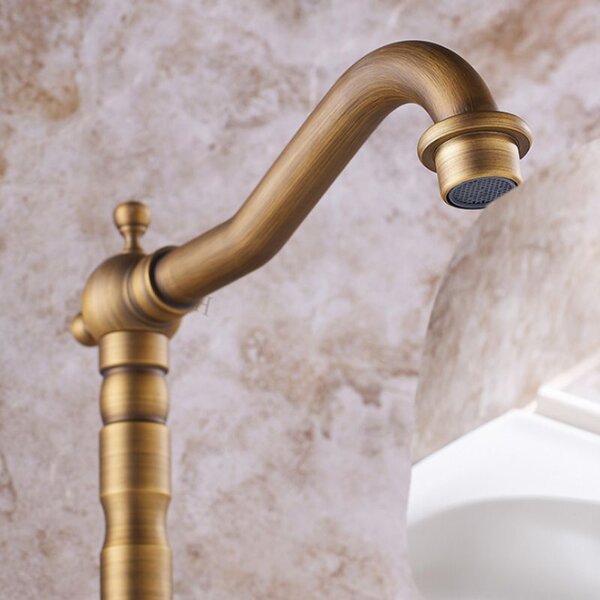 Rubinetto da cucina / da bagno Rea Rustico antique gold