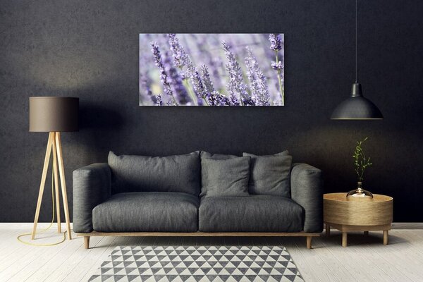 Quadro vetro Fiori Pianta Natura 100x50 cm 2 appendini