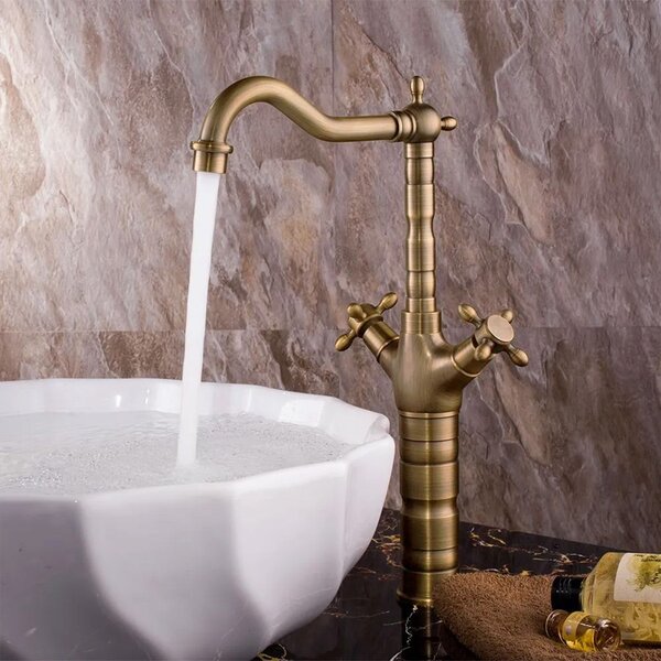 Rubinetto da cucina / da bagno Rea Rustico antique gold