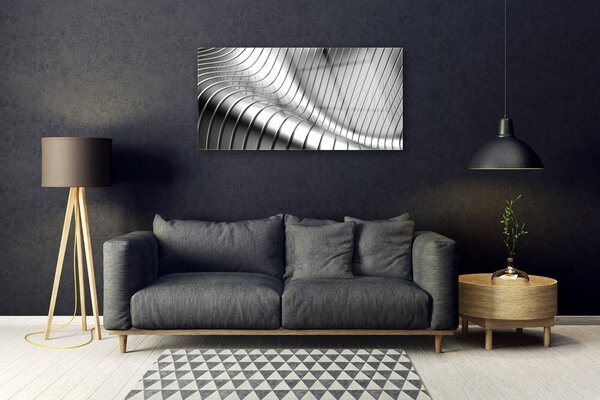 Quadro su vetro Grafica astratta 100x50 cm 2 appendini