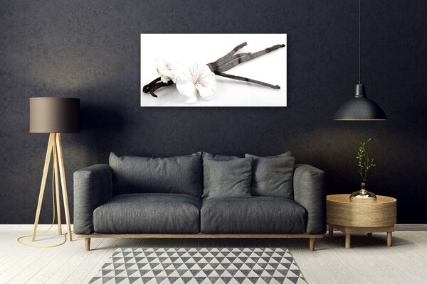 Quadro su vetro Fiore Pianta naturale 100x50 cm 2 appendini