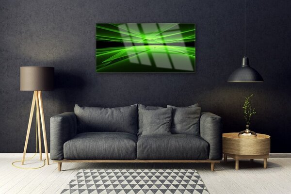 Quadro in vetro Grafica astratta 100x50 cm 2 appendini