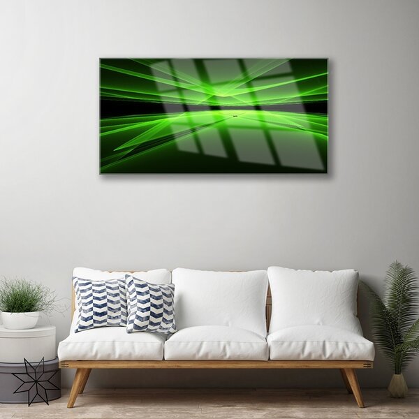 Quadro in vetro Grafica astratta 100x50 cm 2 appendini