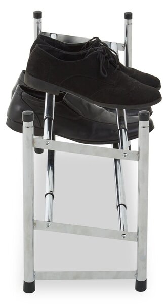 Scarpiera argentata in metallo allungabile – Premier Housewares