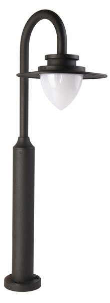 Lampione Vintage - Decò Texas Alluminio Grigio Policarbonato Led 9W 3000K