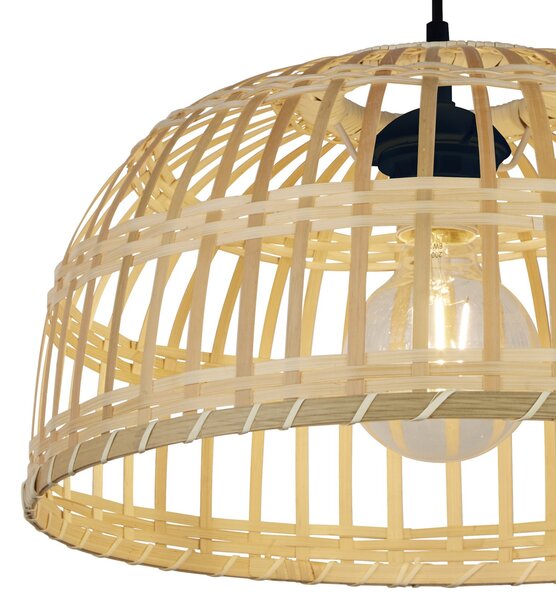 Sospensione Nordica Bali Policarbonato Nero 1 Luce E27