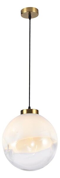 Lampadario a cavo VANA 1xE27/40W/230V crema/oro