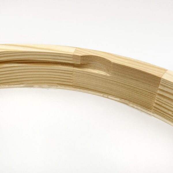 Plafoniera NATURAL MODERN SLIM 2xE27/15W/230V, diam. 37,5 cm, in pino
