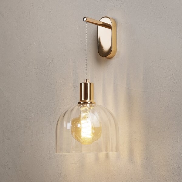 Lampada da parete VIVE 1xE27/15W/230V dorata