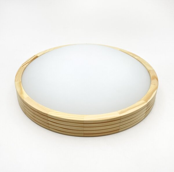 Plafoniera NATURAL MODERN SLIM 2xE27/15W/230V, diam. 37,5 cm, in pino