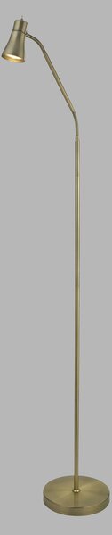 Piantana Moderna Allegro Acciaio Ottone 1 Luce Gu10
