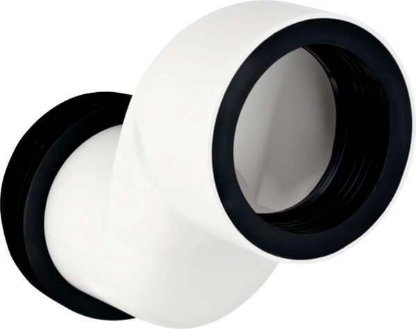 Geberit Monolith, manchon de raccordement pour WC suspendu, 7cm, blanc alpin, 131.108.11.1, 131.108.11.1