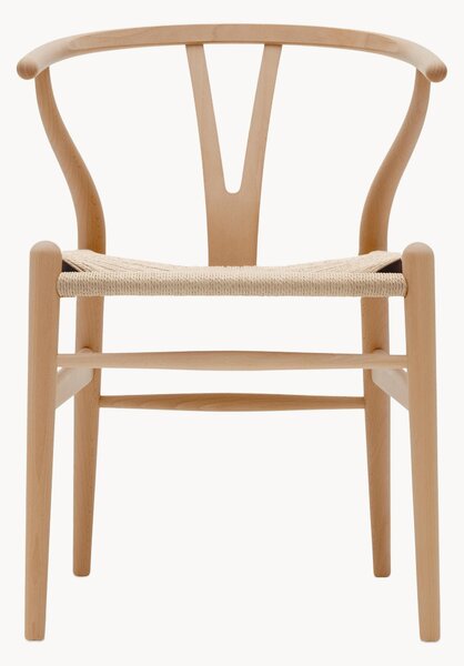 Sedia in legno con seduta intrecciata CH24 Wishbone Chair