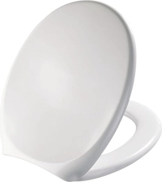 Sedile WC Pressalit 1000 con coperchio a cerniera fissa in acciaio inossidabile, bianco, 1 pz