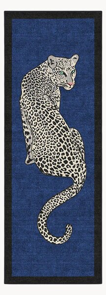 Passatoia a pelo corto lavabile Snow Leopard di Jonathan Adler