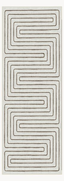 Passatoia a pelo corto lavabile Labyrinth by Jonathan Adler
