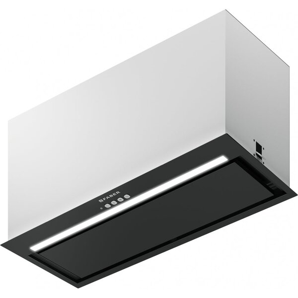 Faber Cappa Cucina Aspirante Sottopensile Incasso Larghezza 70 cm Profondit 29 cm Classe B colore Nero - 305.0665.356